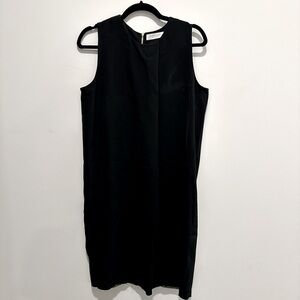 Everlane, dress, black, gold zipper